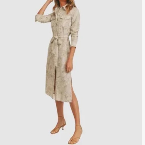 Sage the Label Button Down Midi Dress - Picture 5 of 5